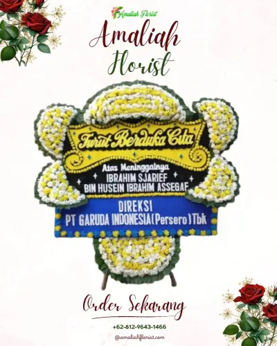 Papan Bunga Duka di Manggahang